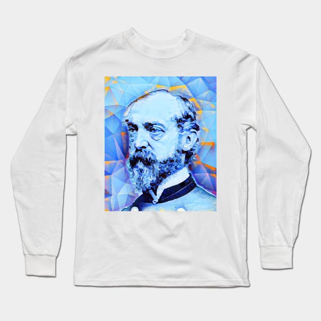 George Meade Portrait | George Meade Artwork | George Meade Painting 10 Long Sleeve T-Shirt by JustLit